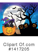 Witch Cat Clipart #1417205 by visekart