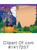 Witch Cat Clipart #1417207 by visekart