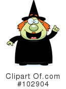 Witch Clipart #102904 by Cory Thoman