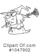 Witch Clipart #1047902 by toonaday
