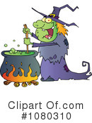 Witch Clipart #1080310 by Hit Toon