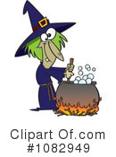 Witch Clipart #1082949 by toonaday