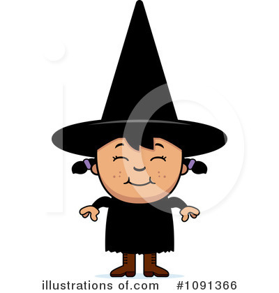 Witch Clipart #1091366 by Cory Thoman