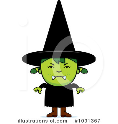 Witch Clipart #1091367 by Cory Thoman