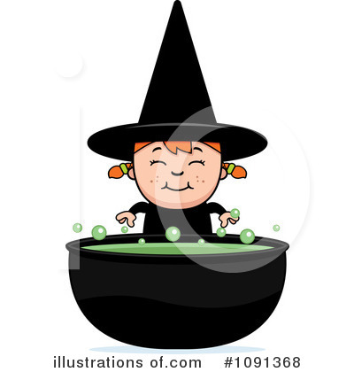 Royalty-Free (RF) Witch Clipart Illustration by Cory Thoman - Stock Sample #1091368