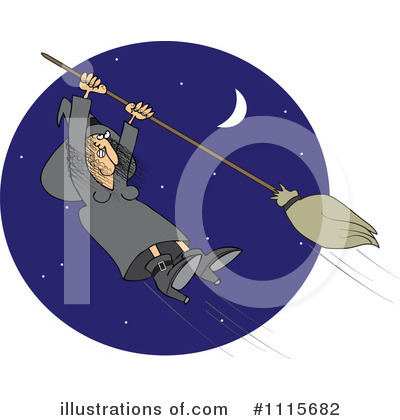 Royalty-Free (RF) Witch Clipart Illustration by djart - Stock Sample #1115682