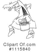 Witch Clipart #1115840 by djart