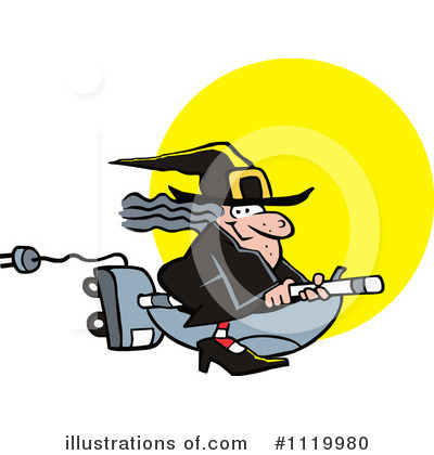 Royalty-Free (RF) Witch Clipart Illustration by Johnny Sajem - Stock Sample #1119980