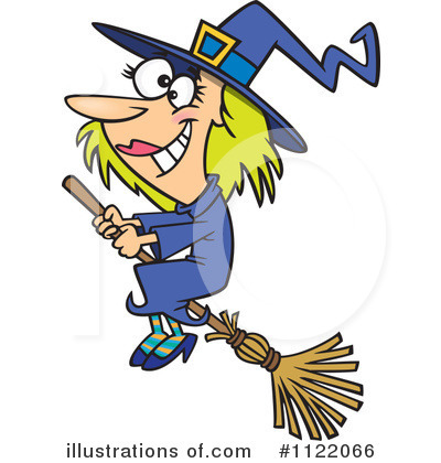 Royalty-Free (RF) Witch Clipart Illustration by toonaday - Stock Sample #1122066