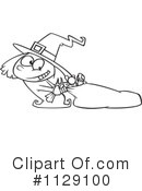 Witch Clipart #1129100 by toonaday