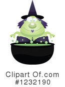 Witch Clipart #1232190 by Cory Thoman