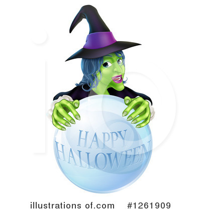 Witch Clipart #1261909 by AtStockIllustration