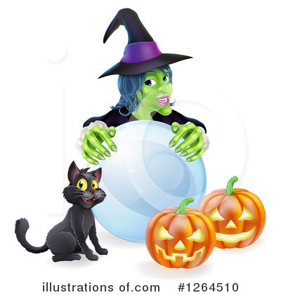 Witch Clipart #1264510 by AtStockIllustration