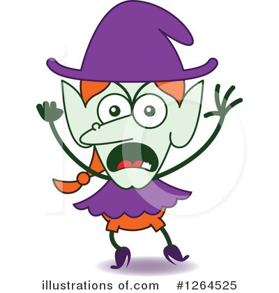 Witch Clipart #1264525 by Zooco