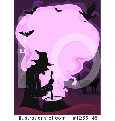 Witch Cat Clipart #1266145 by BNP Design Studio