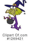 Witch Clipart #1269421 by toonaday