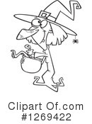 Witch Clipart #1269422 by toonaday