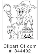 Witch Clipart #1344402 by visekart
