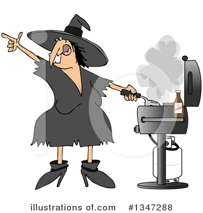 Witch Clipart #1347288 by djart