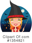 Witch Clipart #1354821 by Melisende Vector