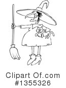 Witch Clipart #1355326 by djart