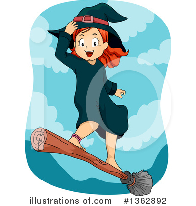 Royalty-Free (RF) Witch Clipart Illustration by BNP Design Studio - Stock Sample #1362892