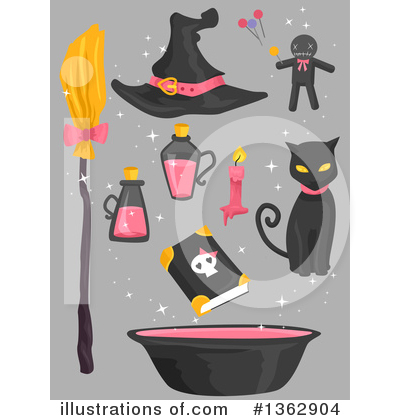 Witch Hat Clipart #1362904 by BNP Design Studio
