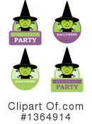 Witch Clipart #1364914 by Cory Thoman