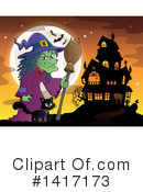 Witch Clipart #1417173 by visekart