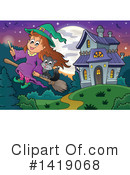 Witch Clipart #1419068 by visekart