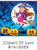 Witch Clipart #1419069 by visekart
