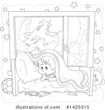 Royalty-Free (RF) Witch Clipart Illustration by Alex Bannykh - Stock Sample #1425315