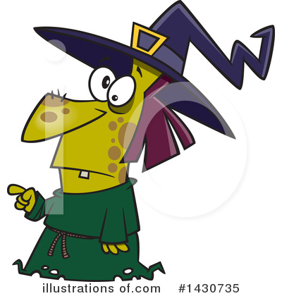 Royalty-Free (RF) Witch Clipart Illustration by toonaday - Stock Sample #1430735