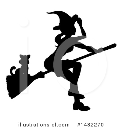 Royalty-Free (RF) Witch Clipart Illustration by AtStockIllustration - Stock Sample #1482270