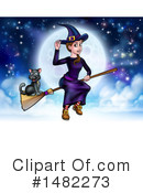 Witch Clipart #1482273 by AtStockIllustration