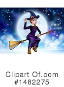 Witch Clipart #1482275 by AtStockIllustration