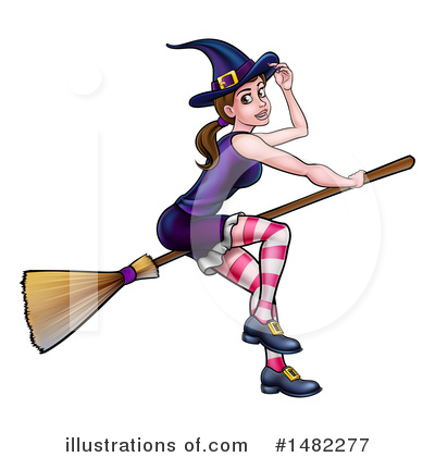 Broom Clipart #1482277 by AtStockIllustration