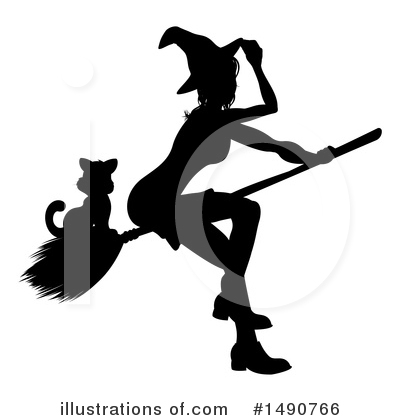 Royalty-Free (RF) Witch Clipart Illustration by AtStockIllustration - Stock Sample #1490766