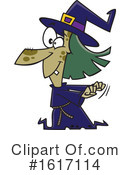 Witch Clipart #1617114 by toonaday