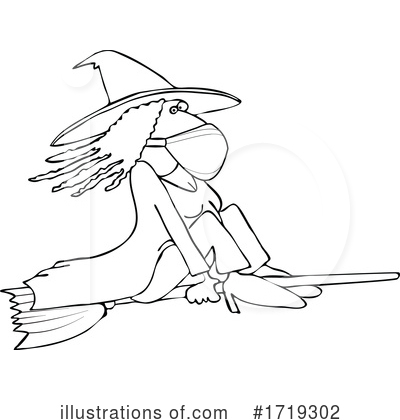 Royalty-Free (RF) Witch Clipart Illustration by djart - Stock Sample #1719302