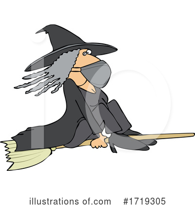 Royalty-Free (RF) Witch Clipart Illustration by djart - Stock Sample #1719305