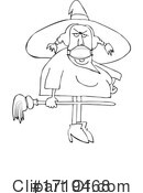 Witch Clipart #1719468 by djart