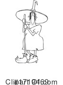 Witch Clipart #1719469 by djart