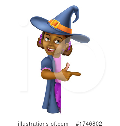Royalty-Free (RF) Witch Clipart Illustration by AtStockIllustration - Stock Sample #1746802