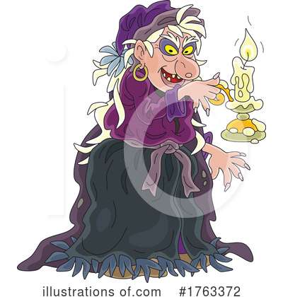 Royalty-Free (RF) Witch Clipart Illustration by Alex Bannykh - Stock Sample #1763372