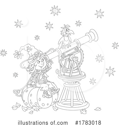 Royalty-Free (RF) Witch Clipart Illustration by Alex Bannykh - Stock Sample #1783018
