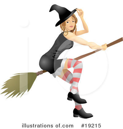Royalty-Free (RF) Witch Clipart Illustration by AtStockIllustration - Stock Sample #19215