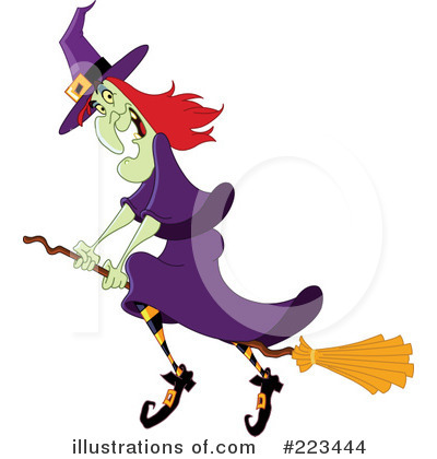 Royalty-Free (RF) Witch Clipart Illustration by yayayoyo - Stock Sample #223444