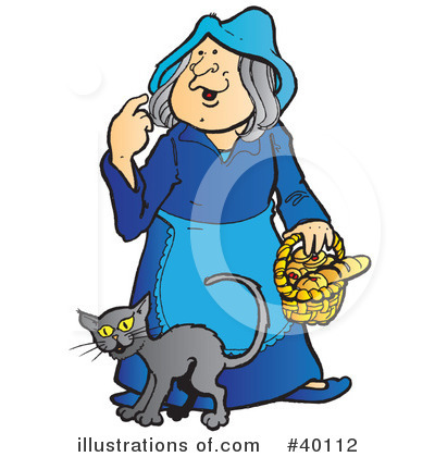 Witchs Cat Clipart #40112 by Snowy