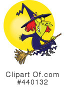 Witch Clipart #440132 by toonaday